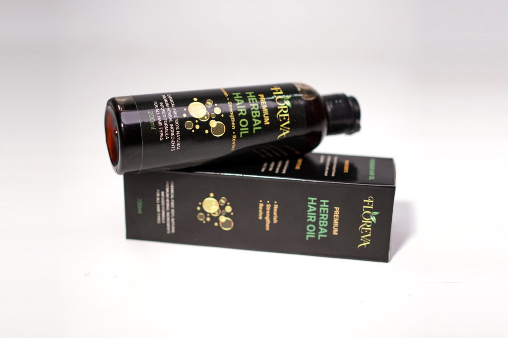 🌿 FLOREVA Premium Herbal Hair Oil