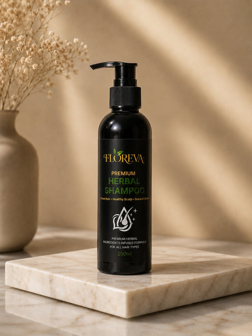 🌿 FLOREVA Premium Herbal Shampoo